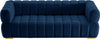 Somerset Navy Velvet Sofa