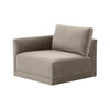 Hyperion Taupe LAF Corner Chair