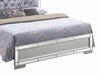 Ariel Silver Champagne Queen Bed