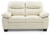 Bragi Casual Pearl Faux Leather 3pc Living Room Set