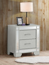Ariel Silver Champagne Nightstand