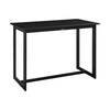 Seashore Black Outdoor Patio Counter Height Dining Table