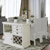 Eostre Antique White Counter Height Table