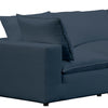 Enzo Navy Fabric Modular Sofa