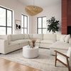 Enzo Natural Modular Large Chaise Sectional