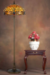 Crews Antique Brass Floor Lamp with Zinc Cast Base