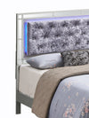 Ariel Silver Champagne Queen Bed