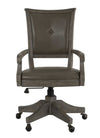 Crest Wood Fully Upholstered Swivel Chair