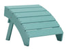 Darby Turquoise Ottoman