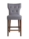 Leighton Grey Tufted Back Counter Height Stool