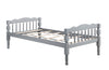 Timberstone Gray Twin Over Twin Bunk Bed