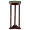 Enclave Merlot Round Marble Top Accent Table