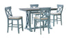Lyric Blue Counter Height Table