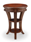 Silas Wood Round Accent Table