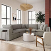 Enzo Slate Modular L Sectional