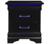 Galadriel Black Night Stand with LED