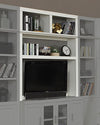 Mitzy White 9pc Workspace Library Wall