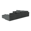 Hyperion Charcoal Modular Large Chaise Sectional