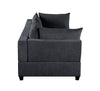 Avalanche Dark Gray Fabric 2pc Living Room Set