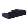 Hyperion Navy Modular Large Chaise Sectional