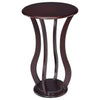 Madelyn Cherry Round Top Accent Table