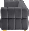 Somerset Grey Velvet Sofa
