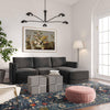 Hyperion Charcoal Modular Sectional