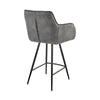 Gemini Charcoal 26 Inch Counter Height Stool