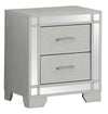 Ariel Silver Champagne Nightstand