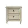 Havenlodge White 2 Drawer Nightstand