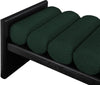 Athos Green Fabric Bench