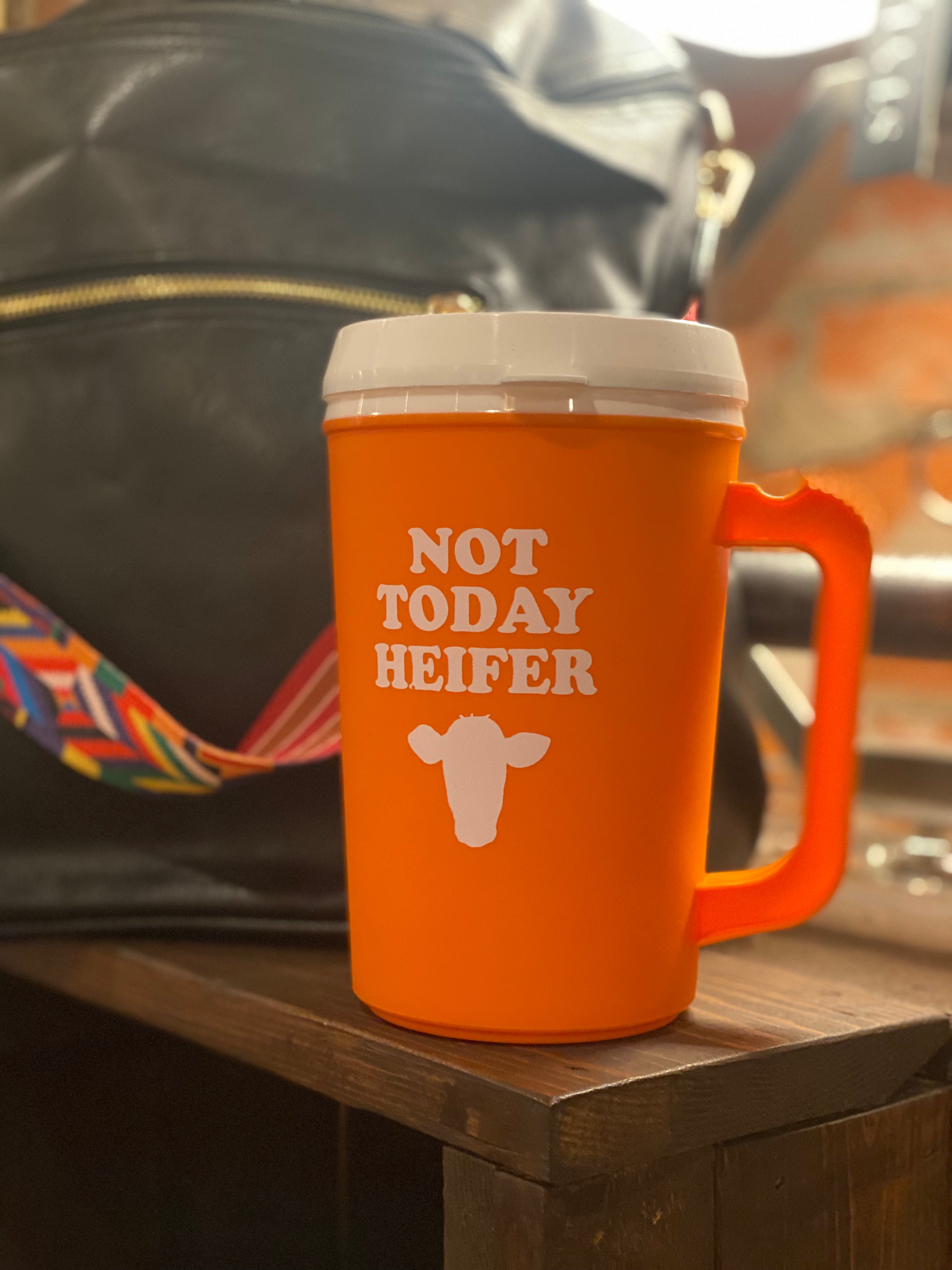 "Not Today Heifer" Mega Mug