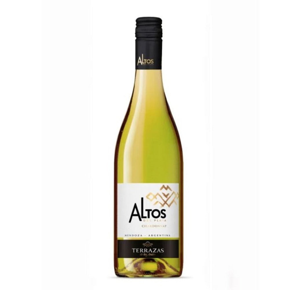 Vinho Branco Seco Argentino Mendoza Altos Del Plata Chardonnay 2019 750Ml Terrazas