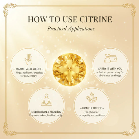 How to use citrine and its practical application