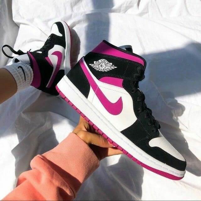 tenis bota air jordan 1 feminino high cano alto