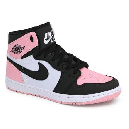 tenis bota air jordan 1 feminino high cano alto