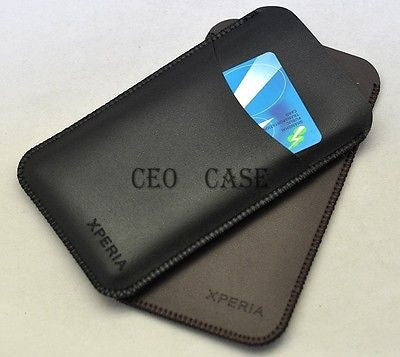 Sony xperia z1 5 Inch Pouch 2 set Protect Sleeve with card – ceocase