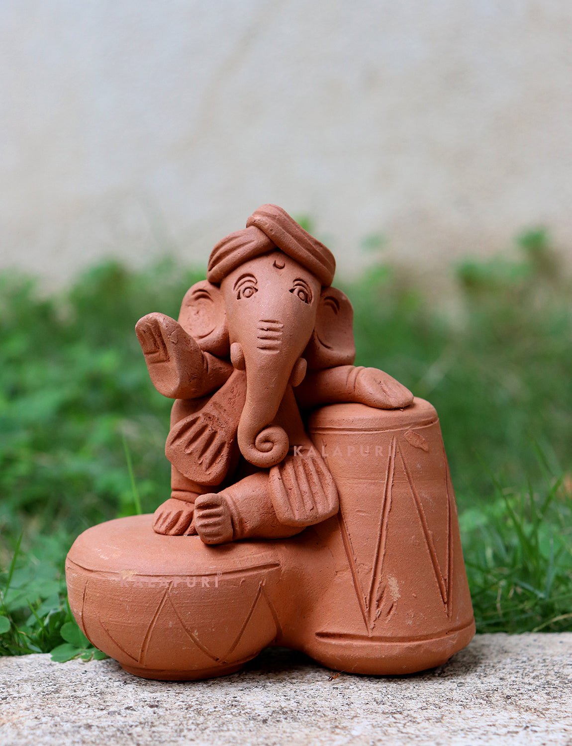 Ganesha Idol On Tabla Style - Natural – Kalapuri