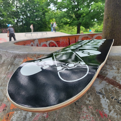 Skateboard Deck schwarz