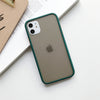 Hybrid Simple Matte Bumper Phone Case for iPhone (Multiple Options Available)