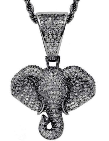 pendentif tête d'éléphant