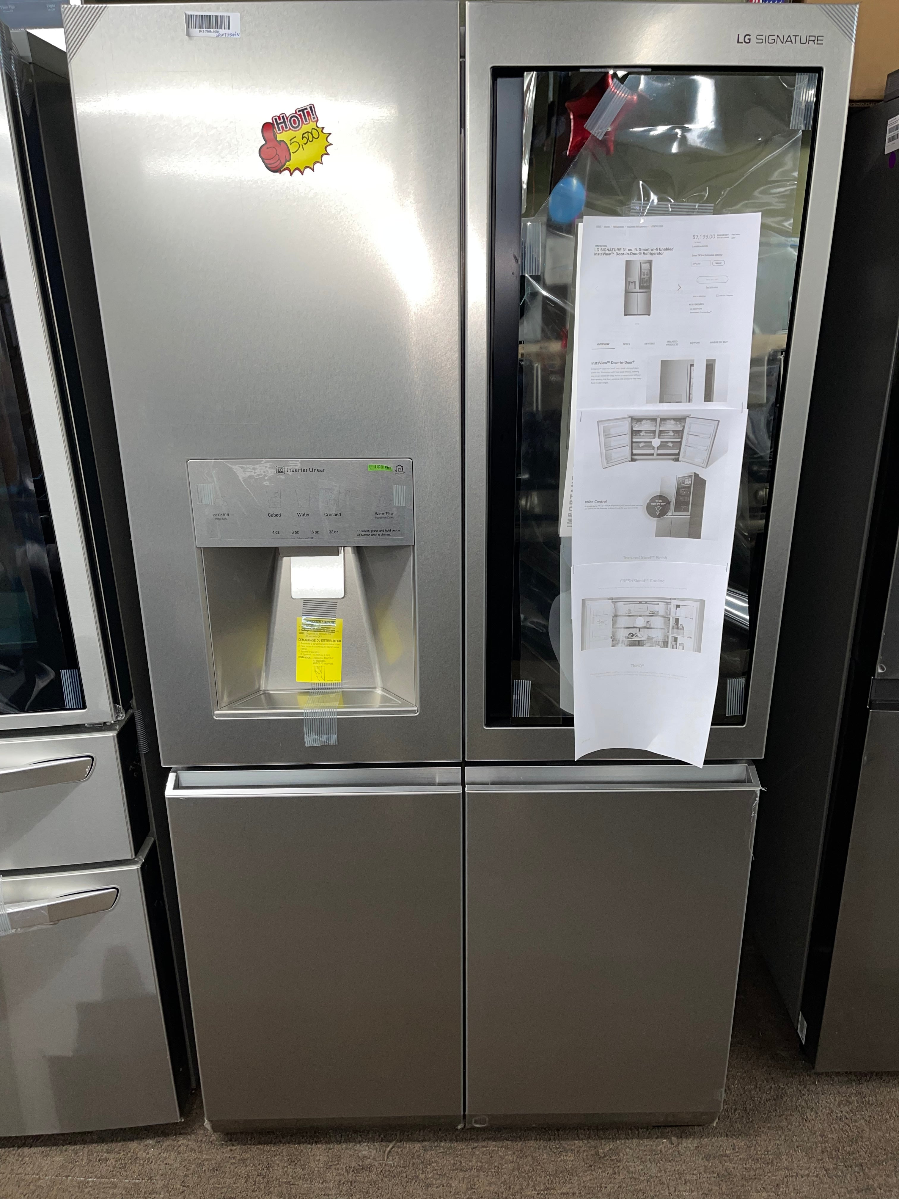 lg 31 cu ft refrigerator