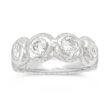 contemporary eternity ring