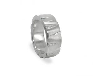 Diamond set wedding ring partnership ring