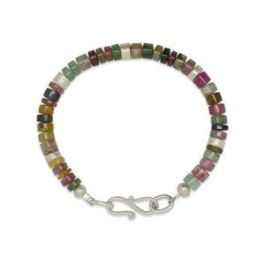 Tourmaline Disc Bracelet