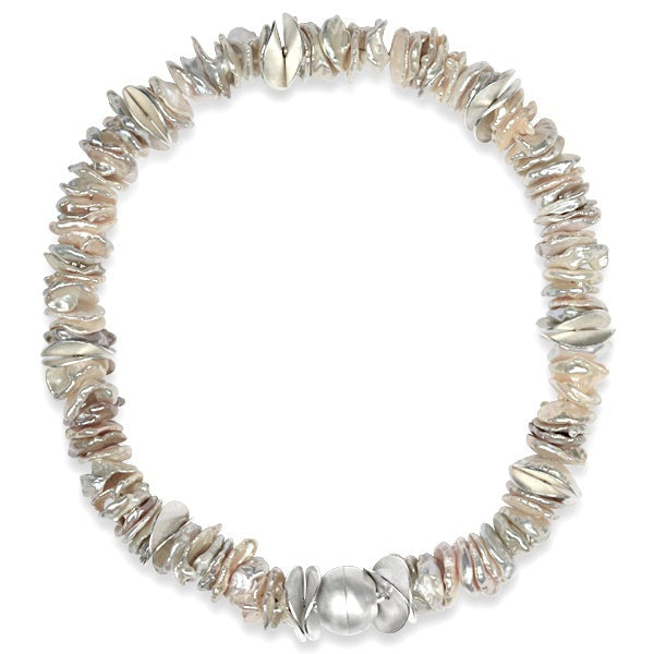 Champagne Keshi Pearl Necklace