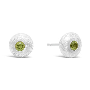 peridot earstuds