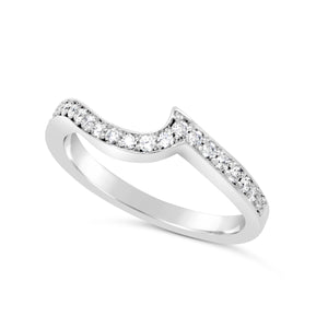 fitted eternity ring or wedding band