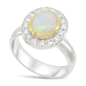 vintage opal ring