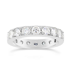 unusual diamond eternity ring